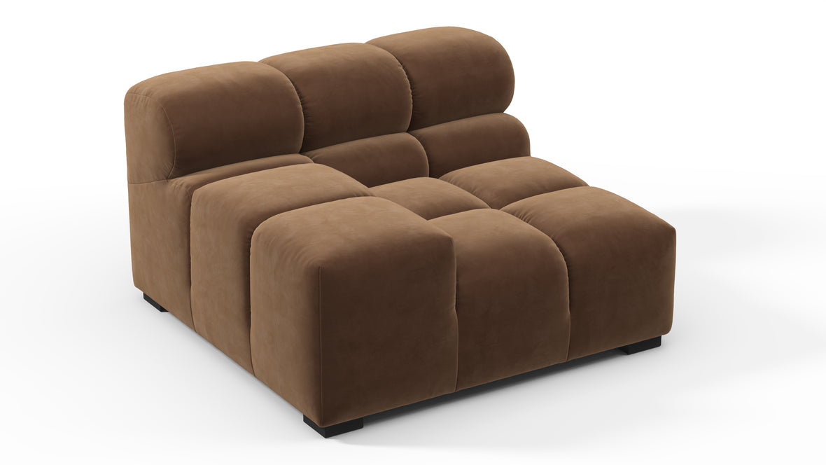 Tufty - Tufty Module, Left Arm, Mocha Velvet
