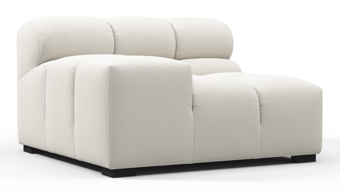 Tufty - Tufty Module, Left Arm, Oatmeal Brushed Weave
