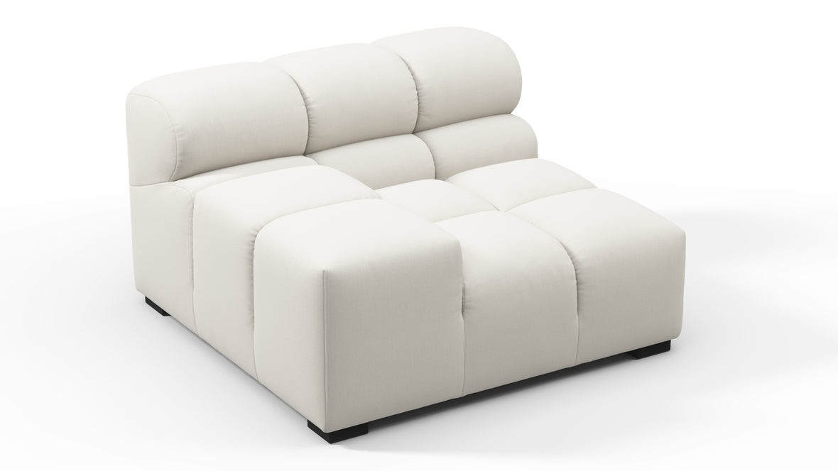Tufty - Tufty Module, Left Arm, Oatmeal Brushed Weave