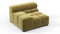Tufty - Tufty Module, Left Arm, Olive Gold Velvet