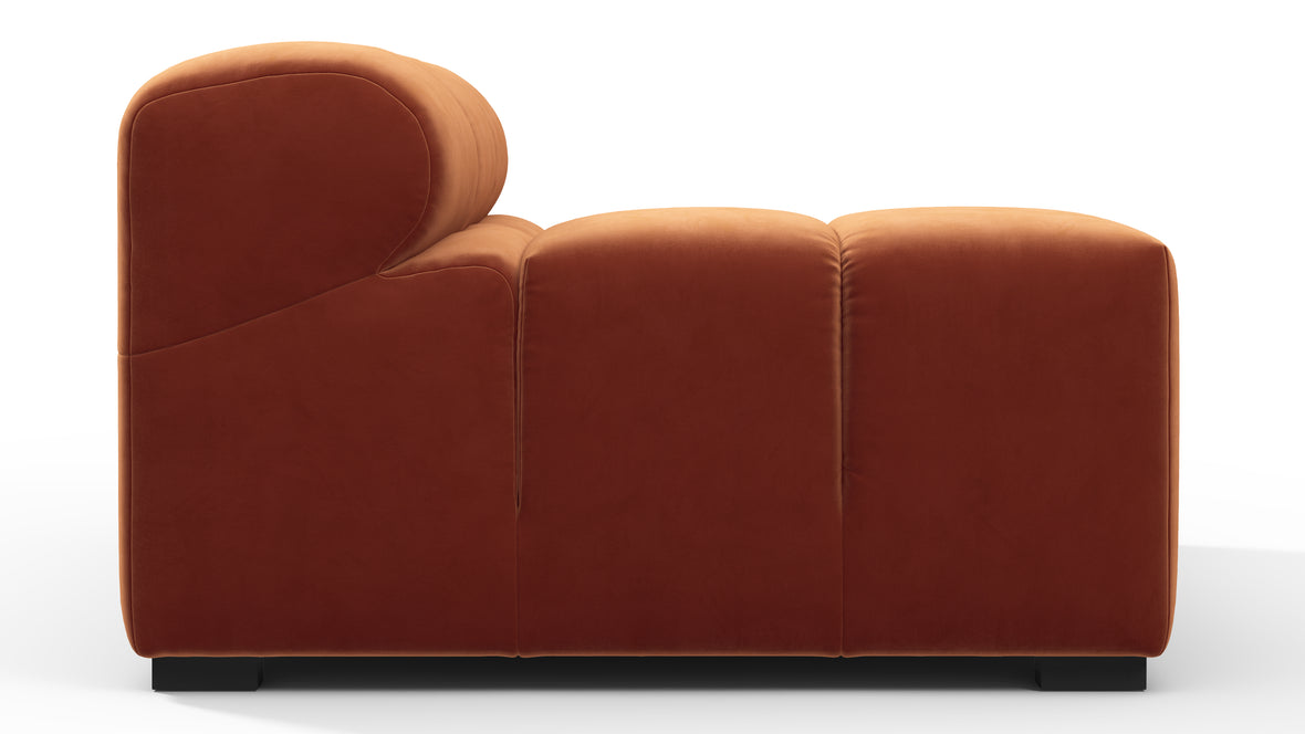 Tufty - Tufty Module, Left Arm, Spice Velvet