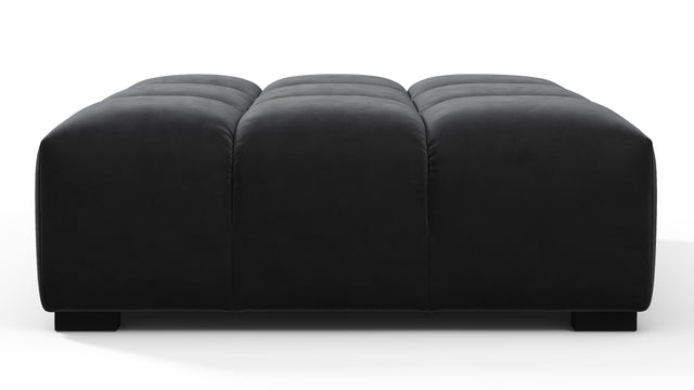 Tufty - Tufty Ottoman, Black Velvet