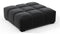 Tufty - Tufty Ottoman, Black Velvet