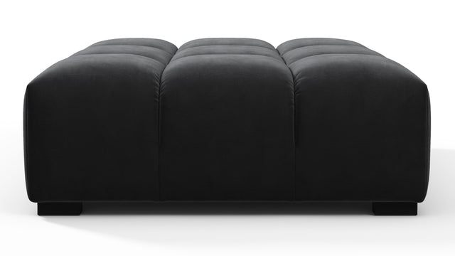 Tufty - Tufty Ottoman, Black Velvet
