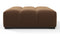 Tufty - Tufty Ottoman, Mocha Velvet