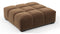 Tufty - Tufty Ottoman, Mocha Velvet