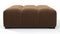 Tufty - Tufty Ottoman, Mocha Velvet