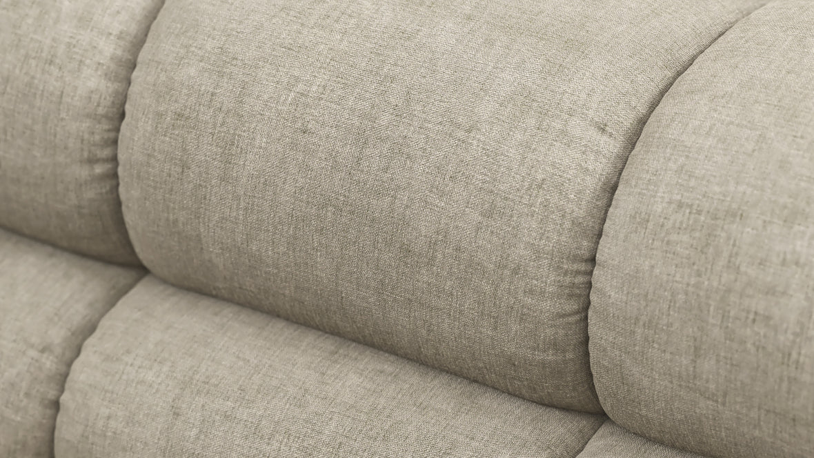 Tufty - Tufty Module, Armless, Beige Gray Chenille