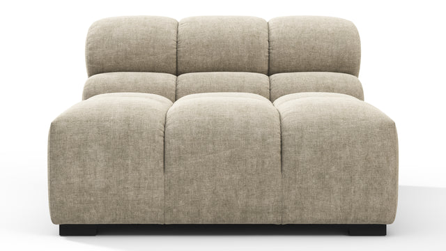 Tufty - Tufty Module, Armless, Beige Gray Chenille