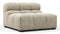 Tufty - Tufty Module, Armless, Beige Gray Chenille