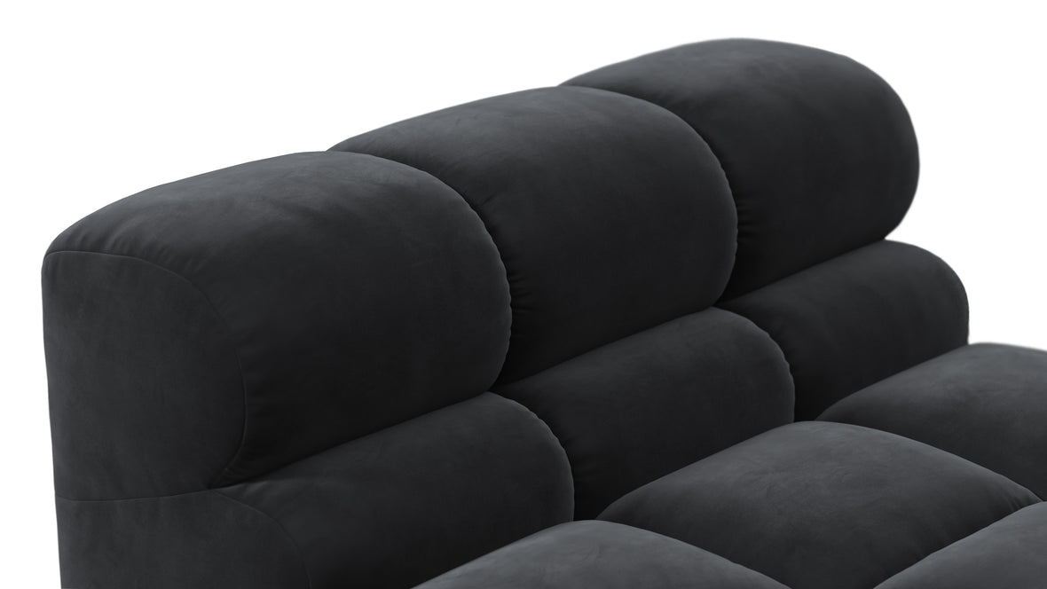 Tufty - Tufty Module, Armless, Black Velvet
