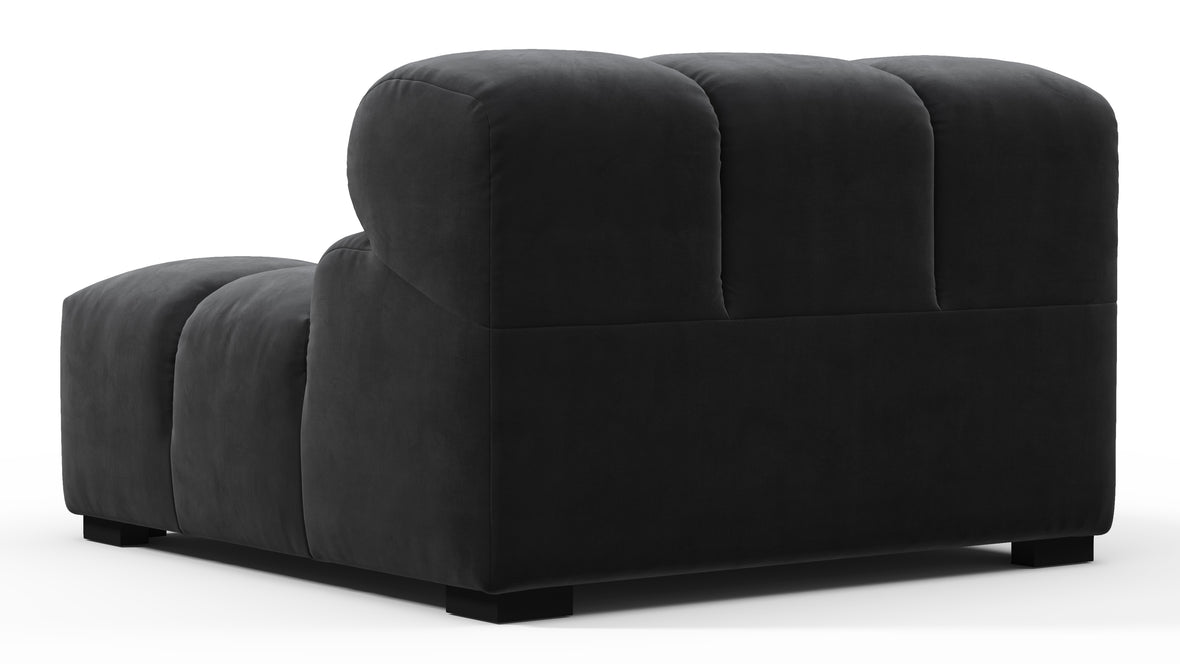 Tufty - Tufty Module, Armless, Black Velvet