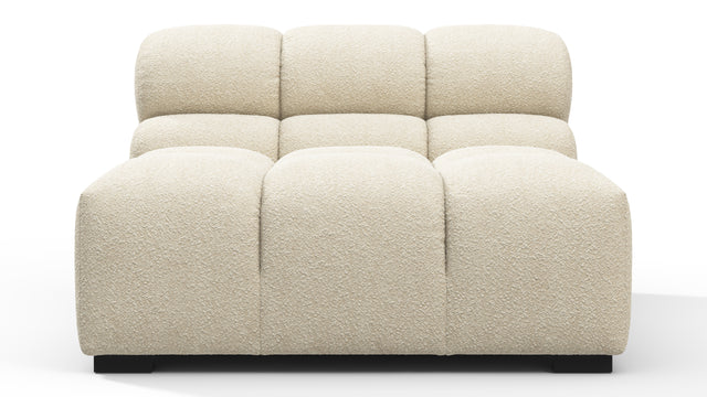 Tufty - Tufty Module, Armless, Eggshell Boucle