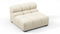 Tufty - Tufty Module, Armless, Eggshell Boucle