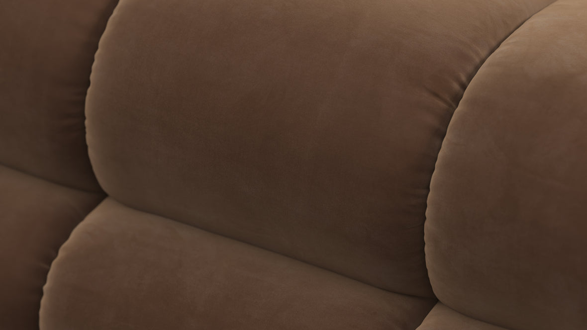 Tufty - Tufty Module, Armless, Mocha Velvet
