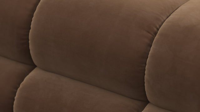 Tufty - Tufty Module, Armless, Mocha Velvet