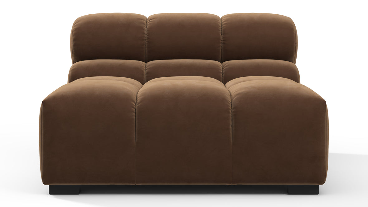 Tufty - Tufty Module, Armless, Mocha Velvet