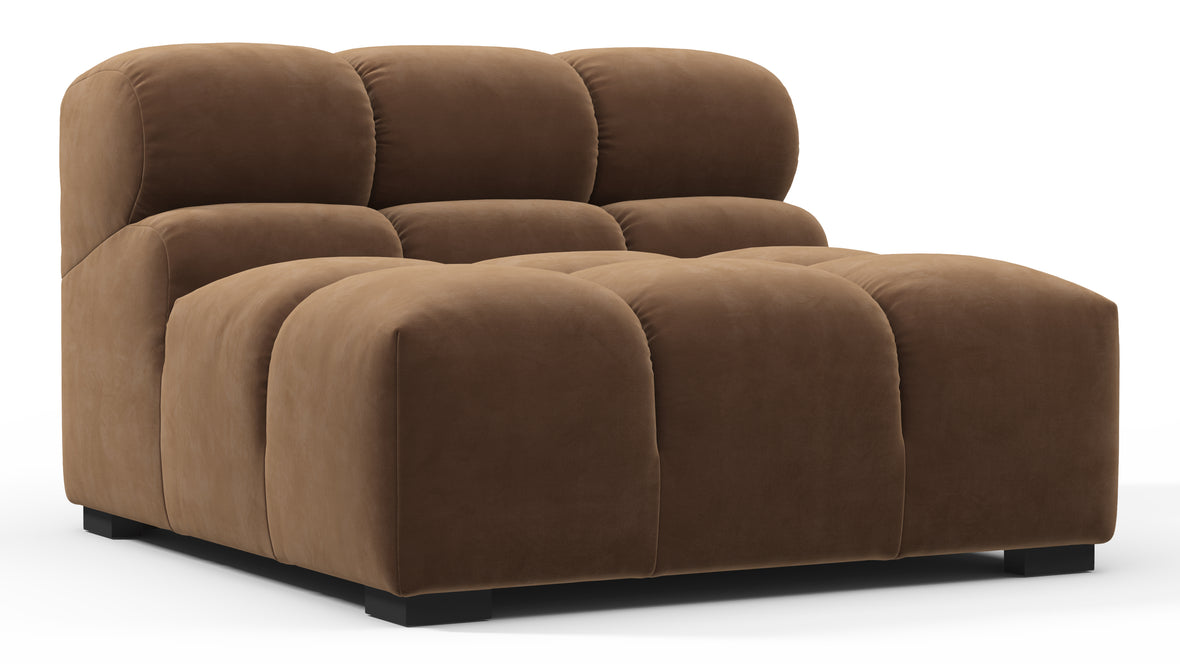 Tufty - Tufty Module, Armless, Mocha Velvet