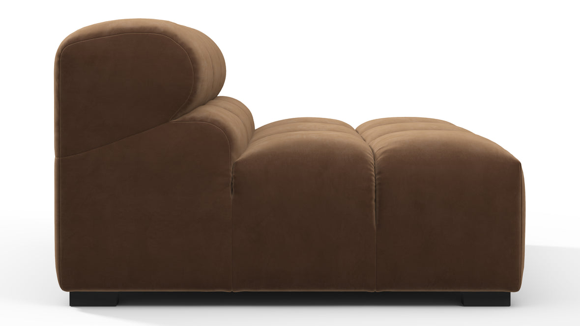 Tufty - Tufty Module, Armless, Mocha Velvet