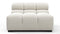 Tufty - Tufty Module, Armless, Oatmeal Brushed Weave