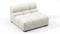Tufty - Tufty Module, Armless, Oatmeal Brushed Weave