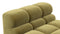 Tufty - Tufty Module, Armless, Olive Gold Velvet