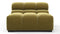 Tufty - Tufty Module, Armless, Olive Gold Velvet