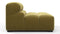 Tufty - Tufty Module, Armless, Olive Gold Velvet
