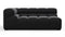 Tufty - Tufty Module, Extra Large Left Corner, Black Velvet