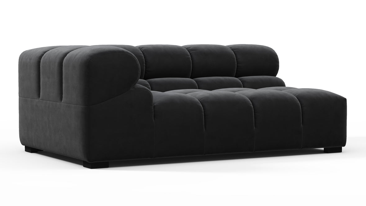 Tufty - Tufty Module, Extra Large Left Corner, Black Velvet