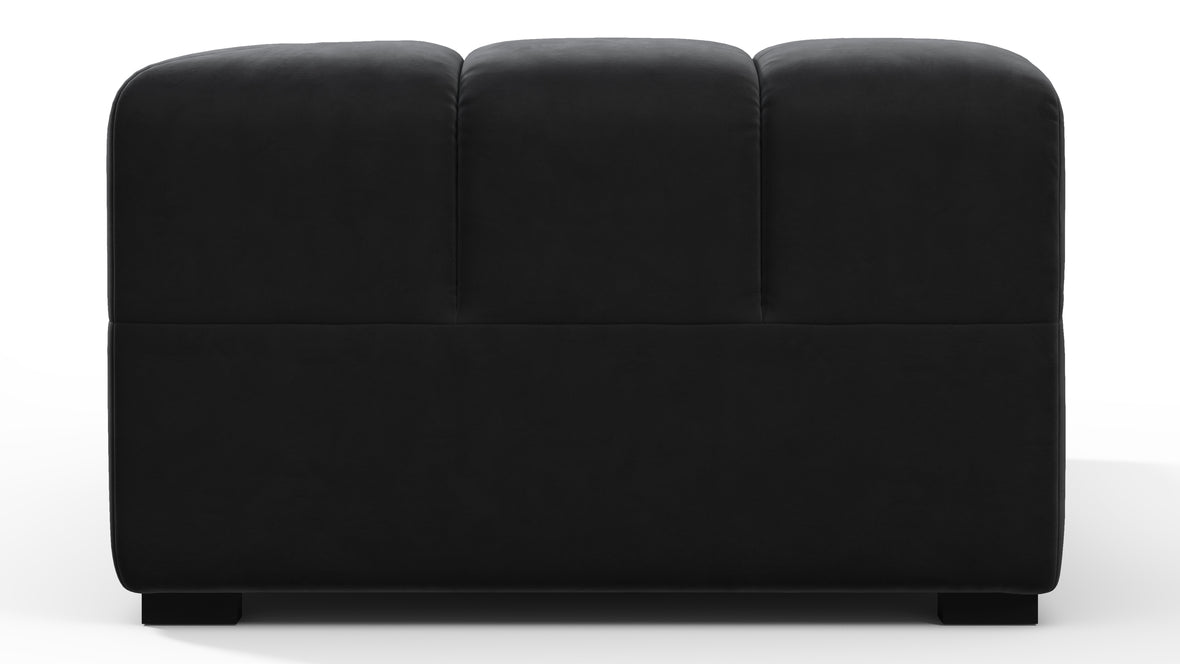 Tufty - Tufty Module, Extra Large Left Corner, Black Velvet