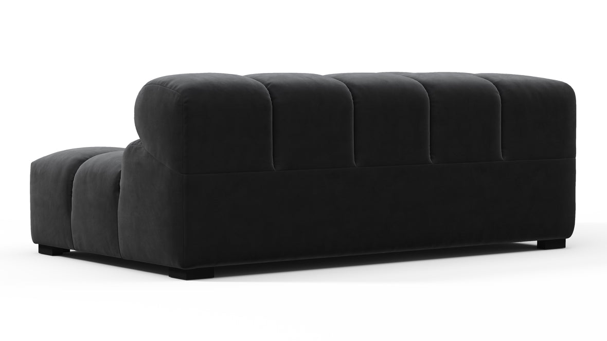 Tufty - Tufty Module, Extra Large Left Corner, Black Velvet