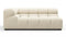 Tufty - Tufty Module, Extra Large Left Corner, Eggshell Boucle
