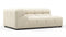 Tufty - Tufty Module, Extra Large Left Corner, Eggshell Boucle