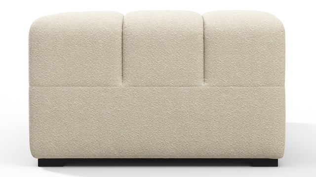 Tufty - Tufty Module, Extra Large Left Corner, Eggshell Boucle