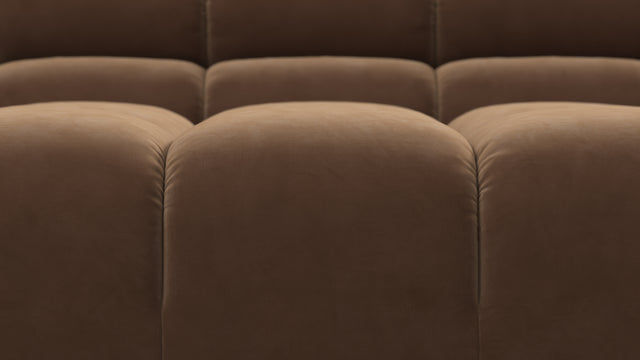 Tufty - Tufty Module, Extra Large Left Corner, Mocha Velvet