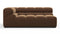 Tufty - Tufty Module, Extra Large Left Corner, Mocha Velvet