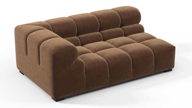 Tufty - Tufty Module, Extra Large Left Corner, Mocha Velvet
