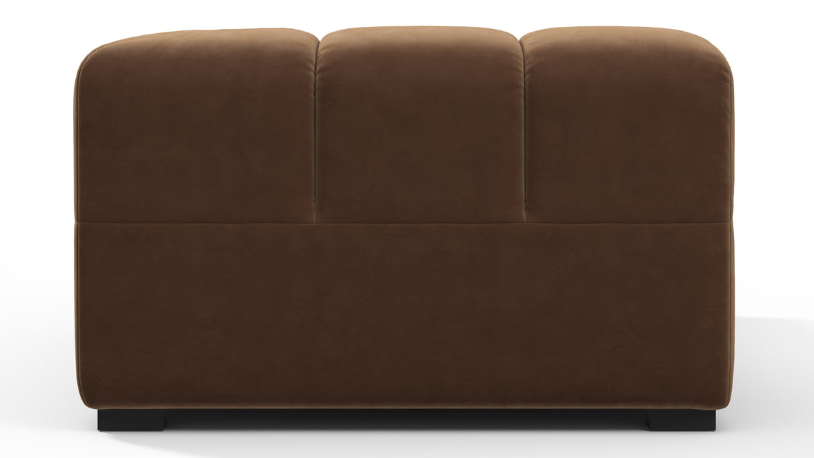 Tufty - Tufty Module, Extra Large Left Corner, Mocha Velvet