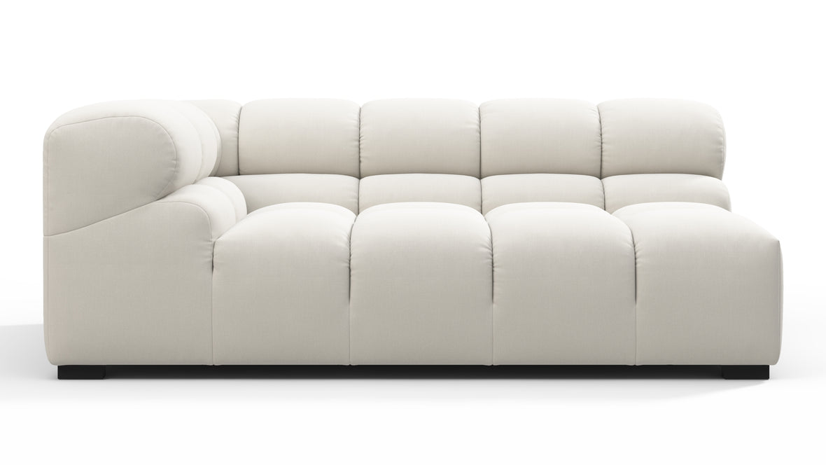 Tufty - Tufty Module, Extra Large Left Corner, Oatmeal Brushed Weave
