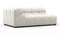 Tufty - Tufty Module, Extra Large Left Corner, Oatmeal Brushed Weave