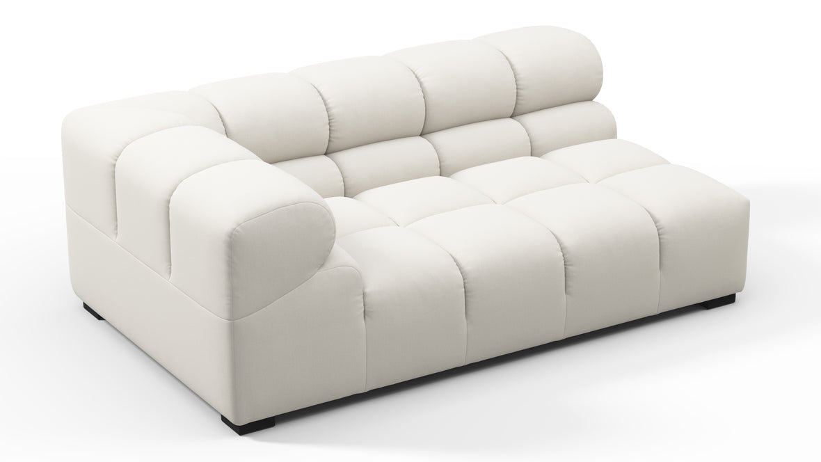 Tufty - Tufty Module, Extra Large Left Corner, Oatmeal Brushed Weave