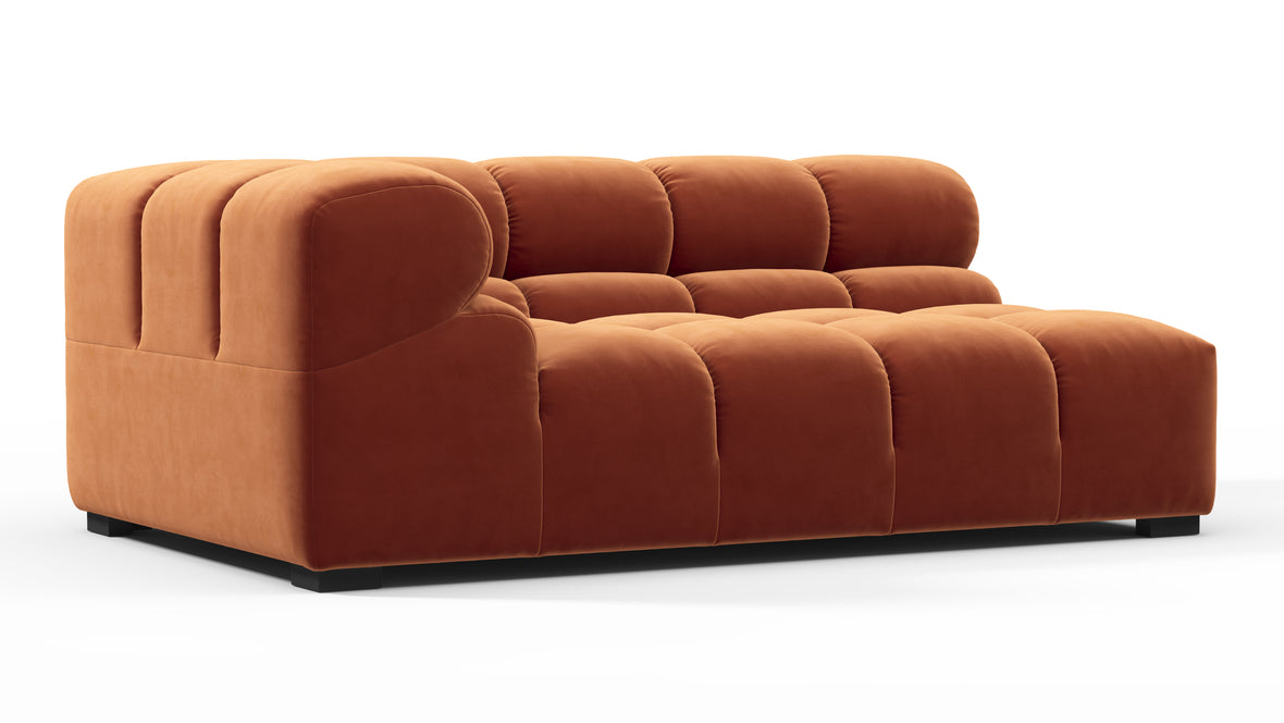 Tufty - Tufty Module, Extra Large Left Corner, Spice Velvet