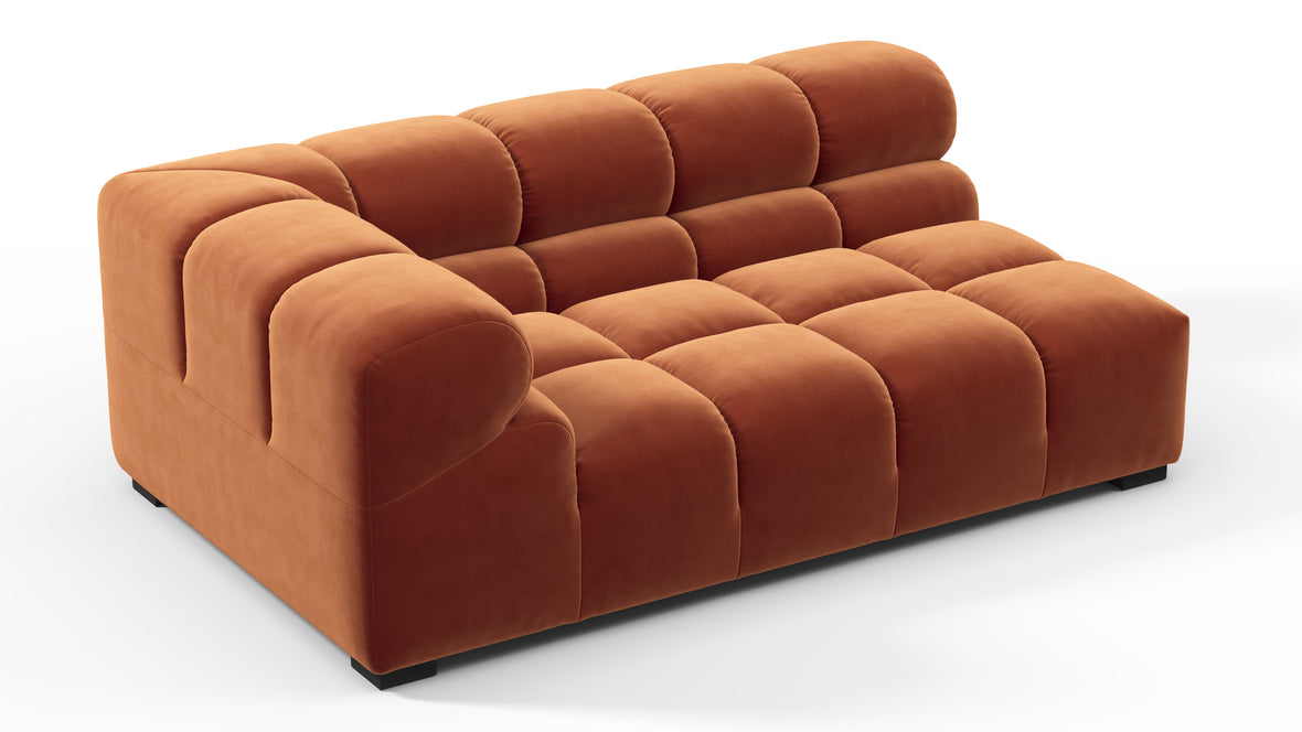 Tufty - Tufty Module, Extra Large Left Corner, Spice Velvet