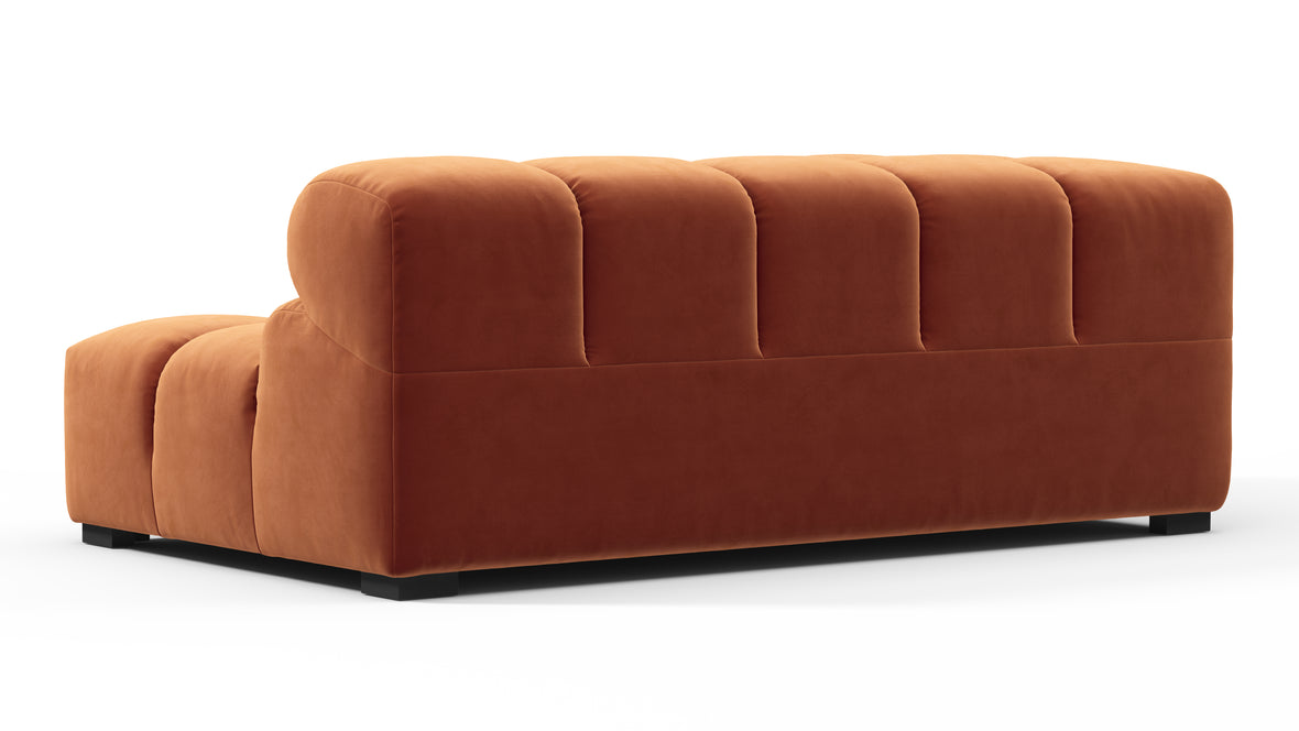 Tufty - Tufty Module, Extra Large Left Corner, Spice Velvet