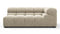 Tufty - Tufty Module, Extra Large Right Corner, Beige Gray Chenille