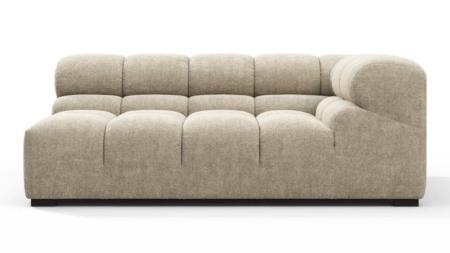 Tufty - Tufty Module, Extra Large Right Corner, Beige Gray Chenille