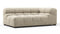 Tufty - Tufty Module, Extra Large Right Corner, Beige Gray Chenille