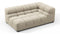 Tufty - Tufty Module, Extra Large Right Corner, Beige Gray Chenille