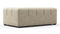 Tufty - Tufty Module, Extra Large Right Corner, Beige Gray Chenille